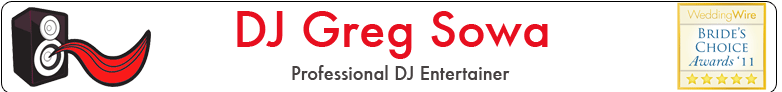 Professional DJ Entertainment by Greg Sowa